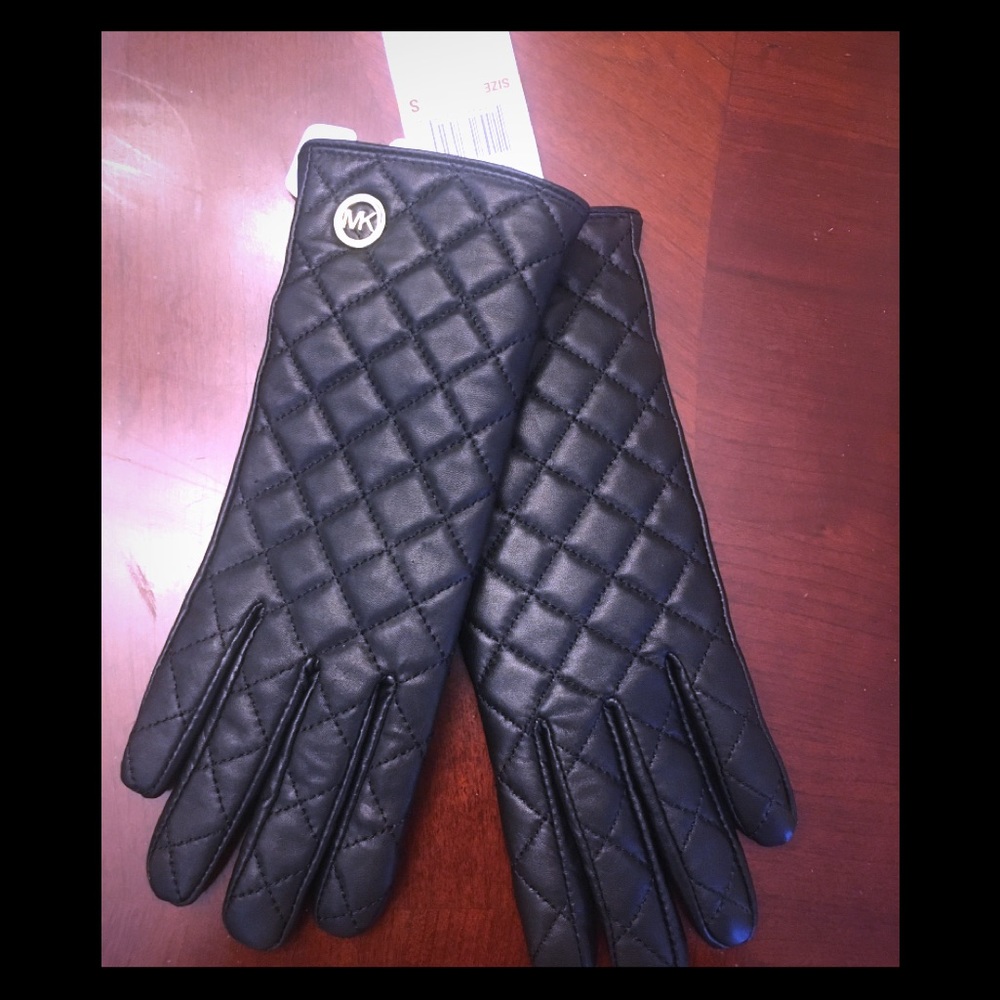Michael Kors leather gloves